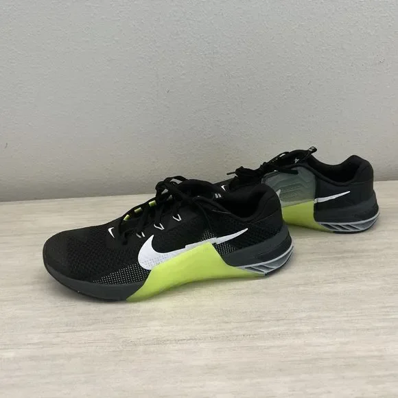 Nike CZ88281 017 Metcon 7 Men’s Sz 10 Training Crossfit Running Shoes Black Volt - Picture 4 of 9